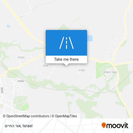 אור החיים map