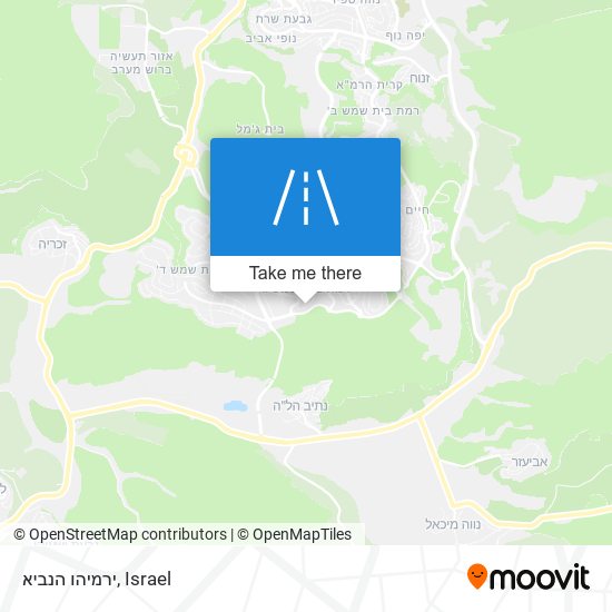 ירמיהו הנביא map