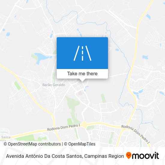 Avenida Antônio Da Costa Santos map