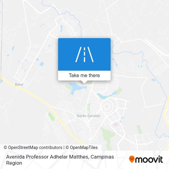 Avenida Professor Adhelar Matthes map
