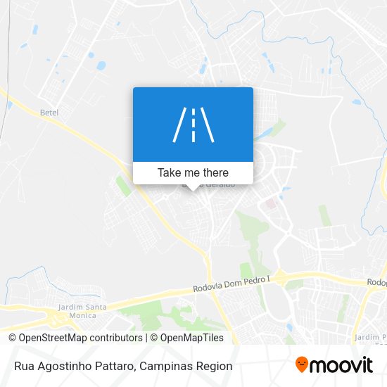 Rua Agostinho Pattaro map