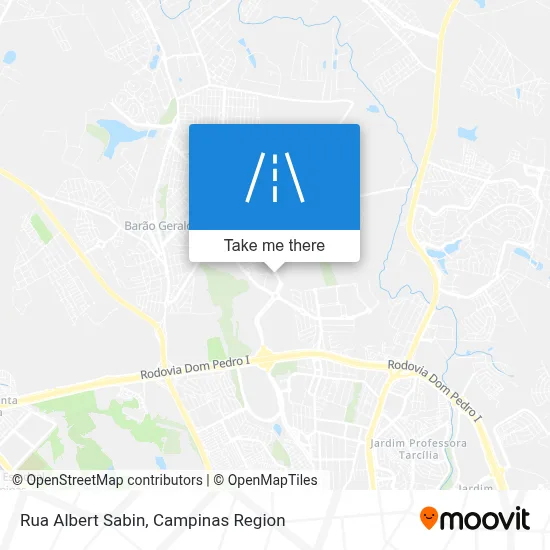 Rua Albert Sabin map