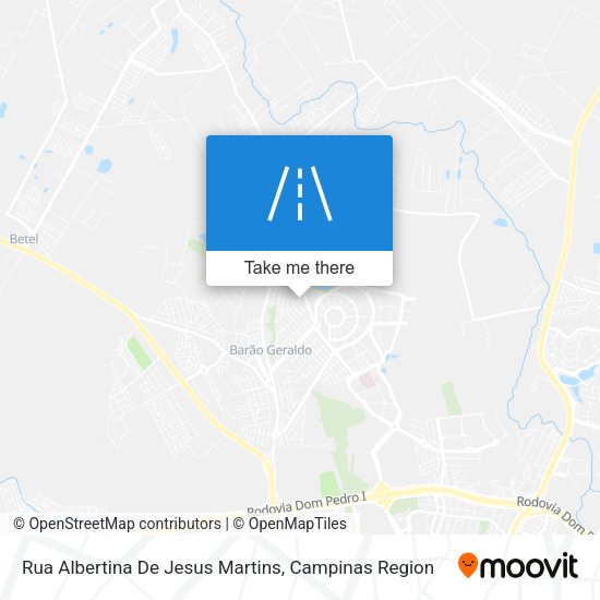 Rua Albertina De Jesus Martins map