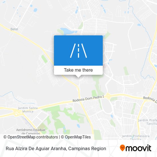 Rua Alzira De Aguiar Aranha map