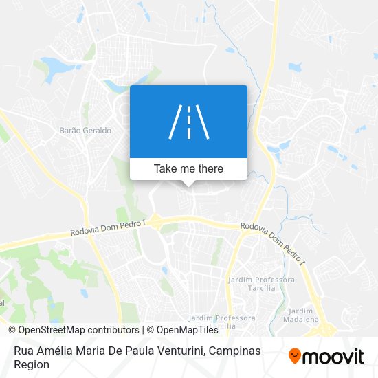 Rua Amélia Maria De Paula Venturini map