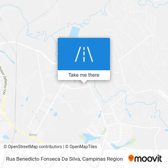 Rua Benedicto Fonseca Da Silva map