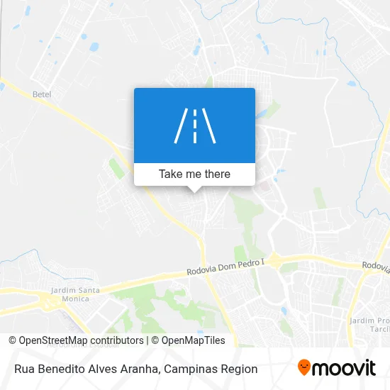 Rua Benedito Alves Aranha map