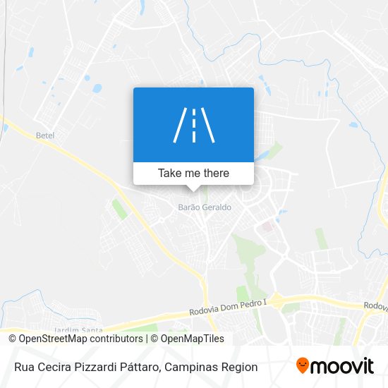 Rua Cecira Pizzardi Páttaro map