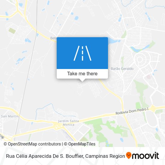 Rua Célia Aparecida De S. Bouffier map