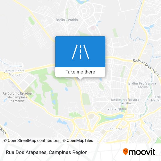 Rua Dos Arapanés map
