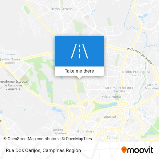Rua Dos Carijós map