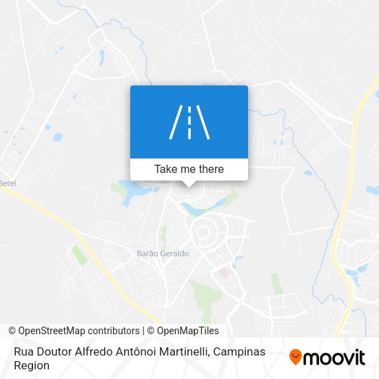 Rua Doutor Alfredo Antônoi Martinelli map