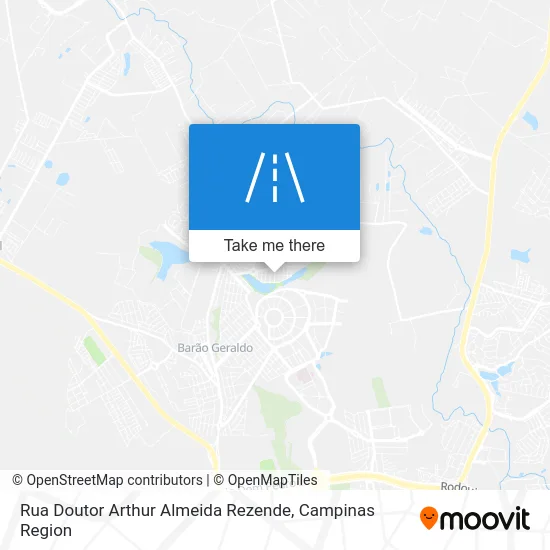 Rua Doutor Arthur Almeida Rezende map