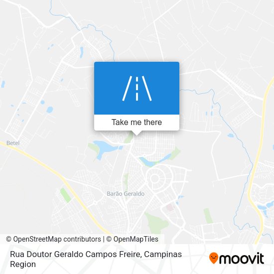 Rua Doutor Geraldo Campos Freire map
