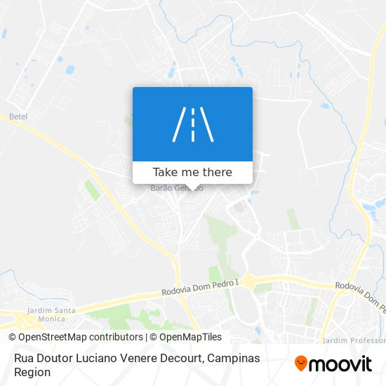 Rua Doutor Luciano Venere Decourt map