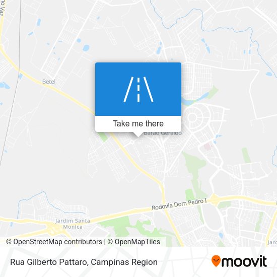 Rua Gilberto Pattaro map