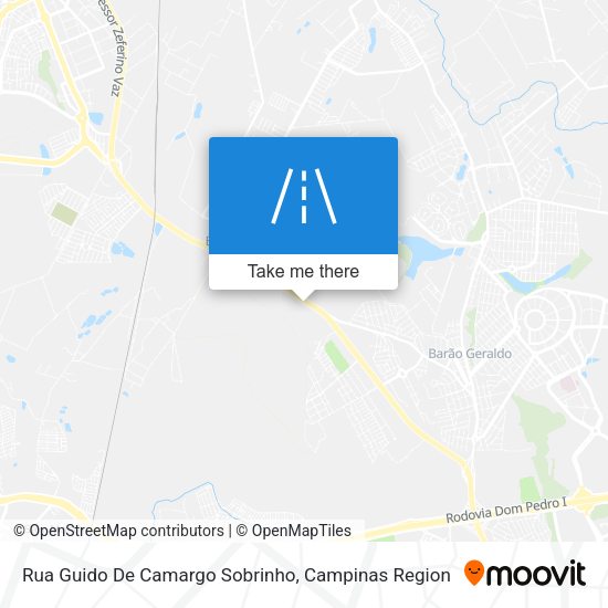 Rua Guido De Camargo Sobrinho map