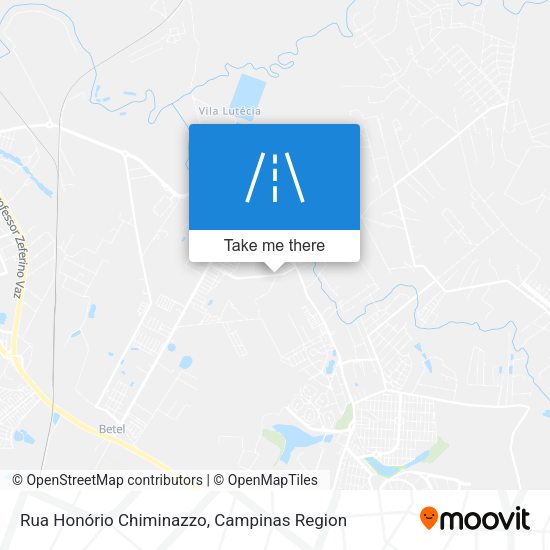Rua Honório Chiminazzo map