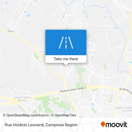 Rua Horácio Leonardi map