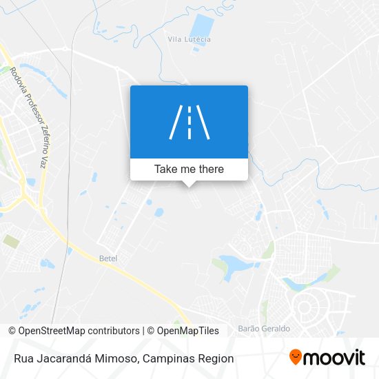 Rua Jacarandá Mimoso map