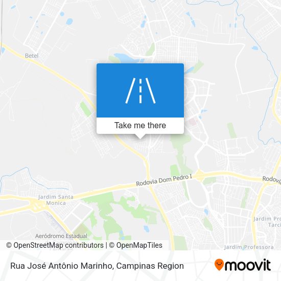 Rua José Antônio Marinho map