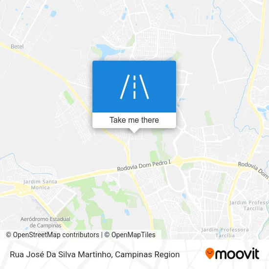Rua José Da Silva Martinho map