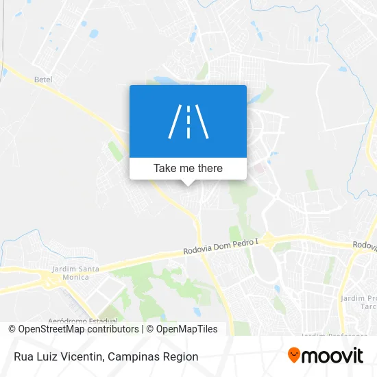 Rua Luiz Vicentin map