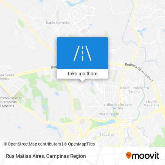 Rua Matias Aires map