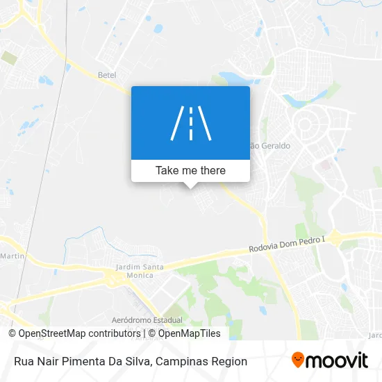 Rua Nair Pimenta Da Silva map
