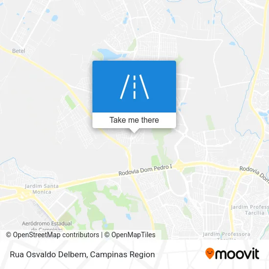 Rua Osvaldo Delbem map