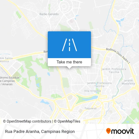 Rua Padre Aranha map