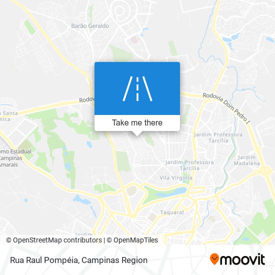 Rua Raul Pompéia map