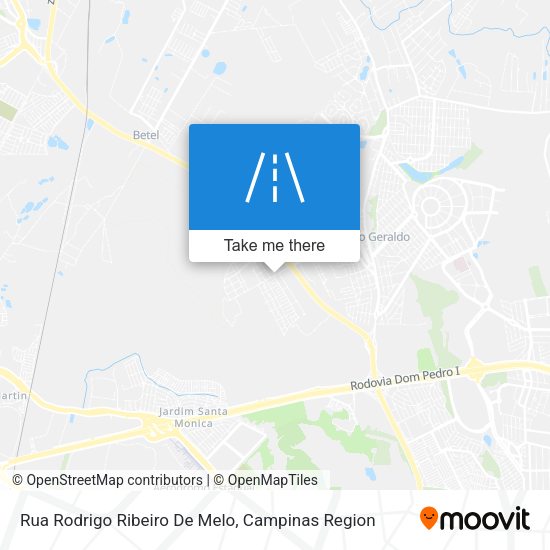 Rua Rodrigo Ribeiro De Melo map