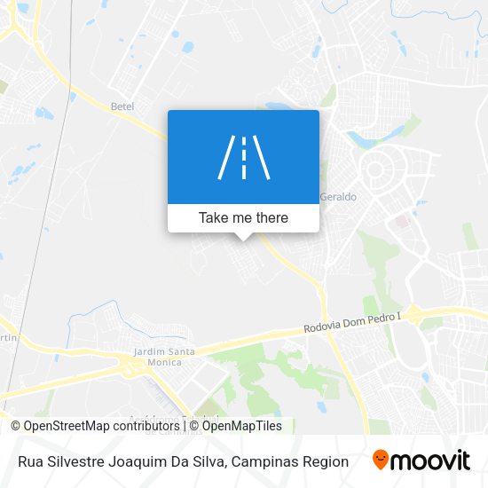 Rua Silvestre Joaquim Da Silva map