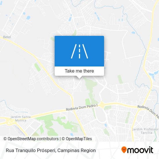 Rua Tranquilo Prósperi map