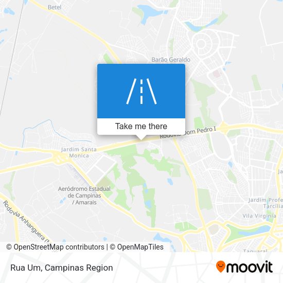 Rua Um map