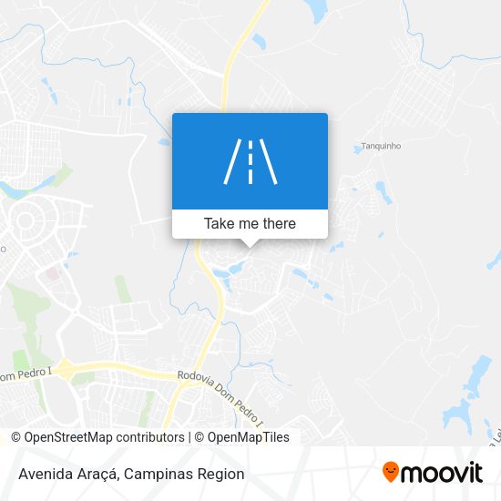 Avenida Araçá map
