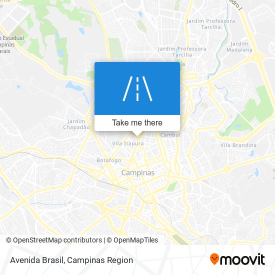 Avenida Brasil map