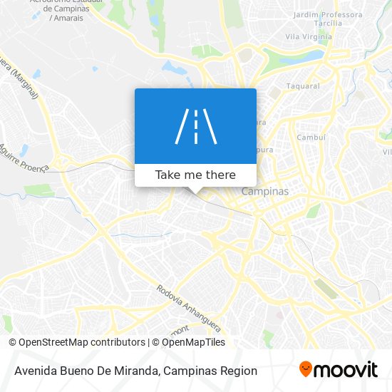 Mapa Avenida Bueno De Miranda