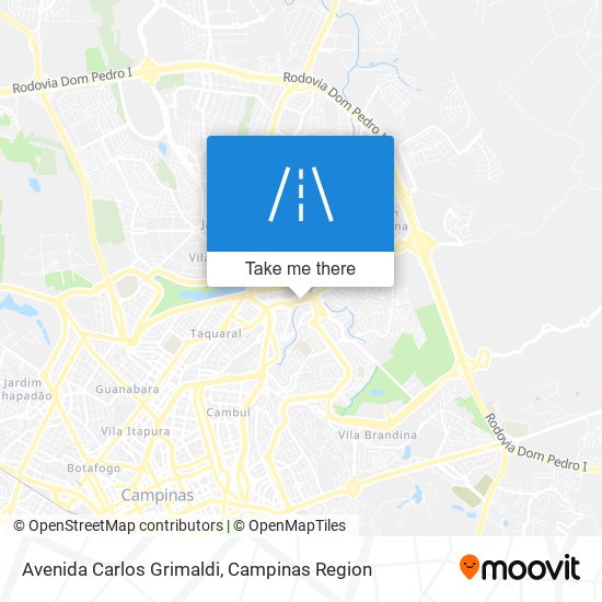 Mapa Avenida Carlos Grimaldi