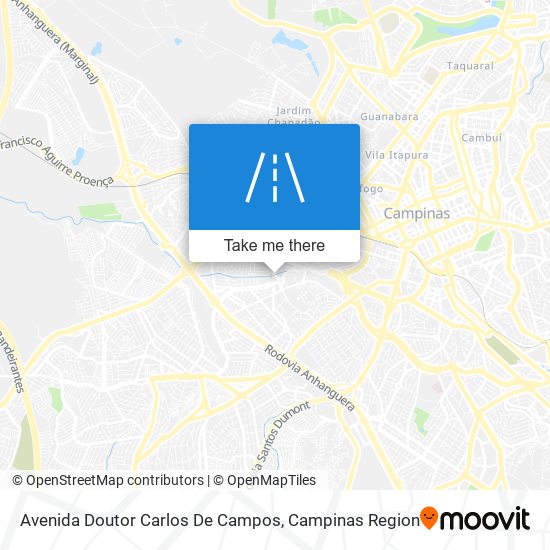 Mapa Avenida Doutor Carlos De Campos