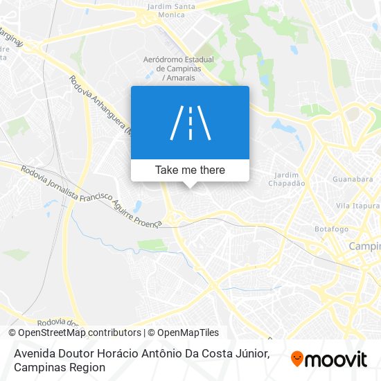 Mapa Avenida Doutor Horácio Antônio Da Costa Júnior