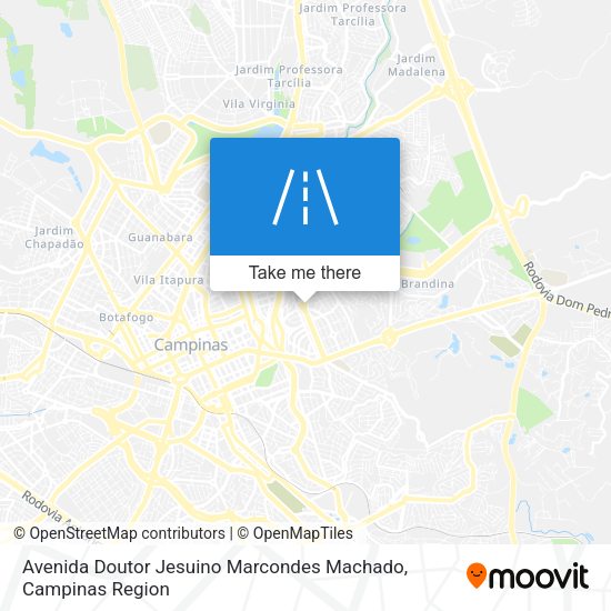 Avenida Doutor Jesuino Marcondes Machado map
