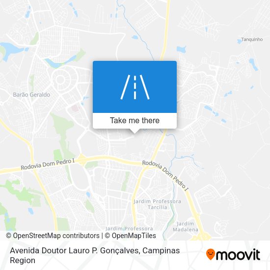 Avenida Doutor Lauro P. Gonçalves map