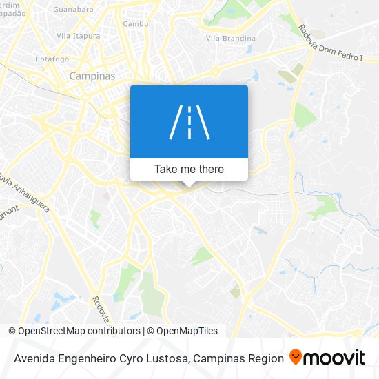 Mapa Avenida Engenheiro Cyro Lustosa