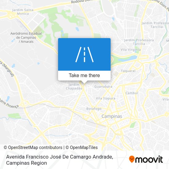 Avenida Francisco José De Camargo Andrade map
