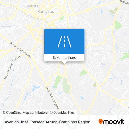 Avenida José Fonseca Arruda map