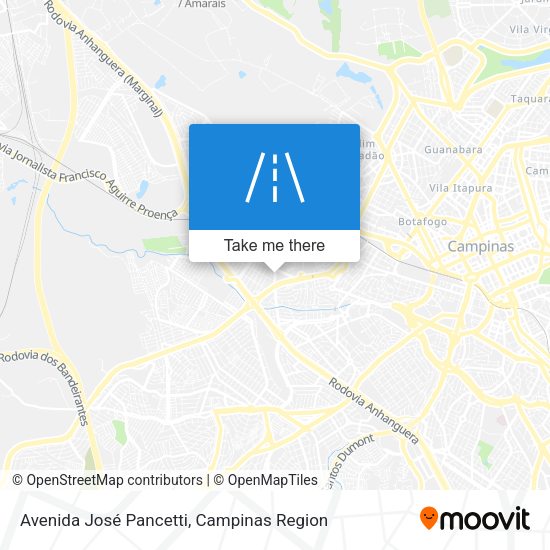 Avenida José Pancetti map