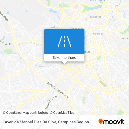 Mapa Avenida Manoel Dias Da Silva
