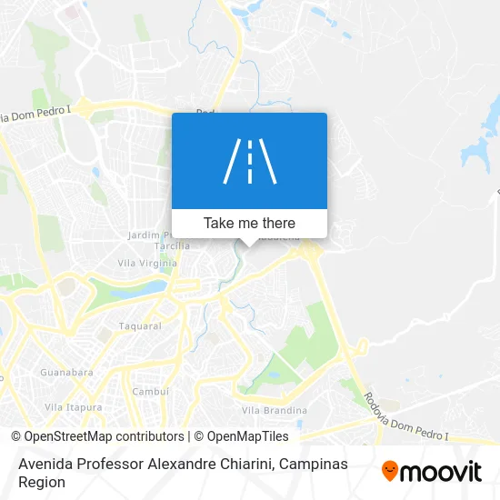 Avenida Professor Alexandre Chiarini map